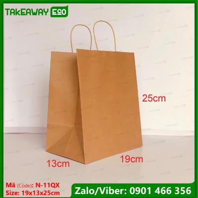 Túi giấy kraft takeaway